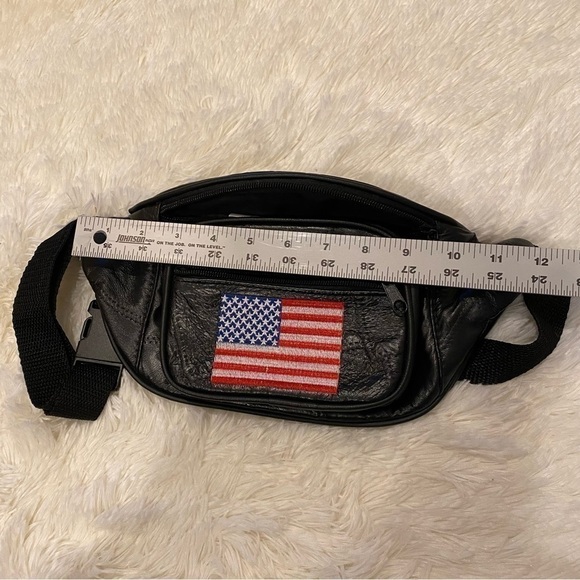 American Flag Patchwork Lambskin Funny Pack - Picture 7 of 7